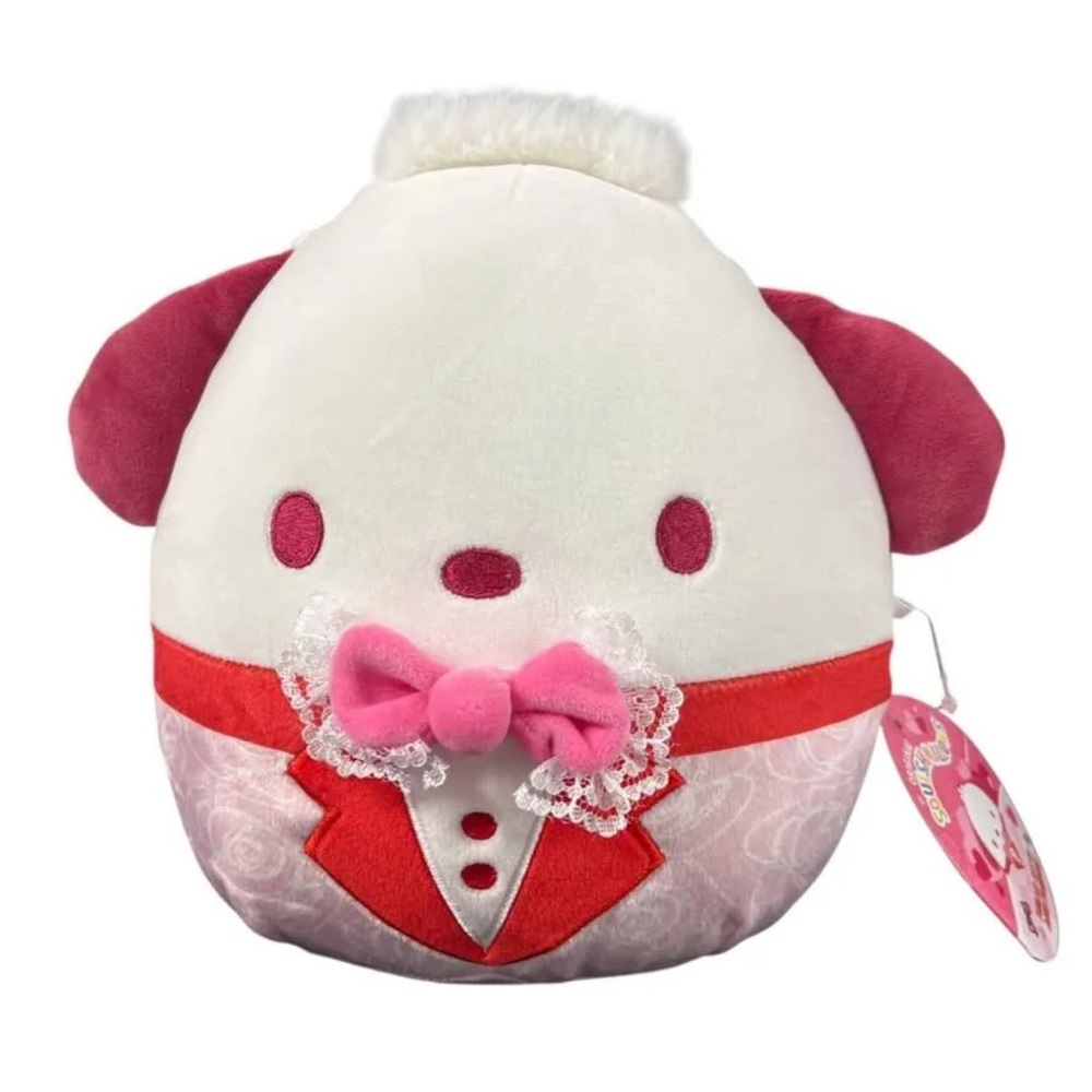 SQUISHMALLOWS Sanrio Hello
Kitty & Friends Pochacco
Valentine's Plush 8"